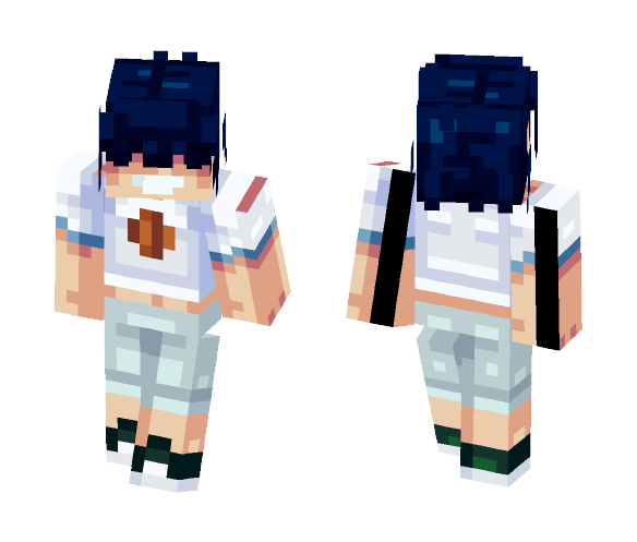 Noodle (Gorillaz) [250th skin!!!] - Female Minecraft Skins - image 1