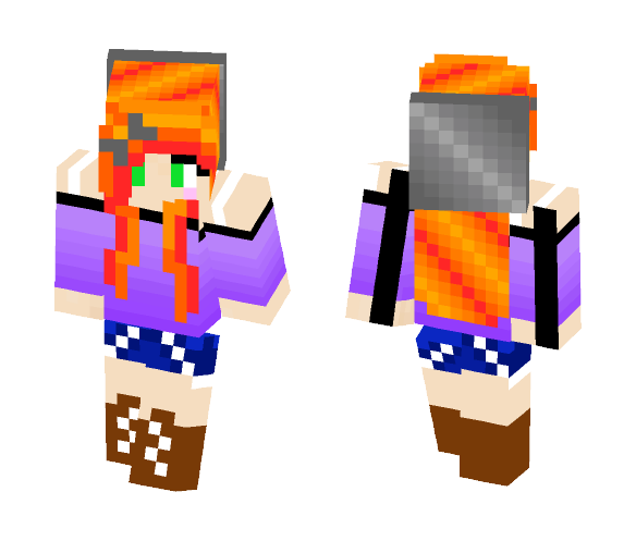 Beanie Girl - Girl Minecraft Skins - image 1