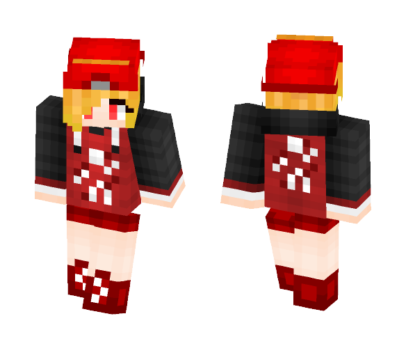 Fire Gurl - Female Minecraft Skins - image 1