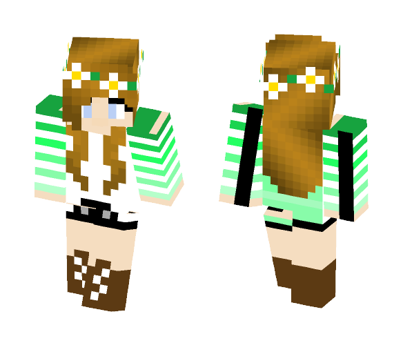 Flower Girl - Girl Minecraft Skins - image 1
