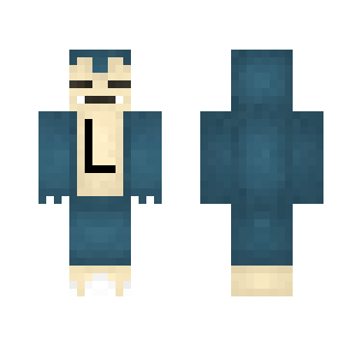 Snorlax With an L - Interchangeable Minecraft Skins - image 2
