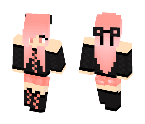 Pink Girl - Girl Minecraft Skins - image 1
