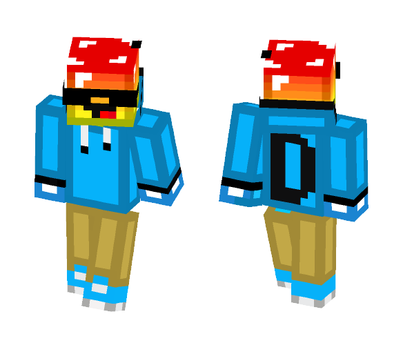A derp rainbow - Male Minecraft Skins - image 1