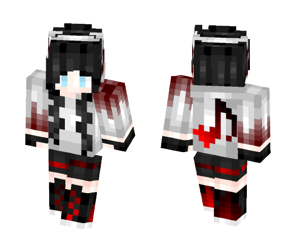 My skin (evil version) - Female Minecraft Skins - image 1