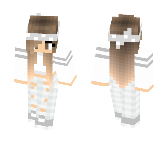 PvP Bandana Girl - Girl Minecraft Skins - image 1