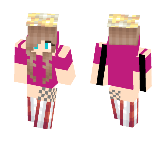 Download Free My friend Lana :D Skin for Minecraft image 1 My friend Lana :D - Female Minecraft Skins - image 1