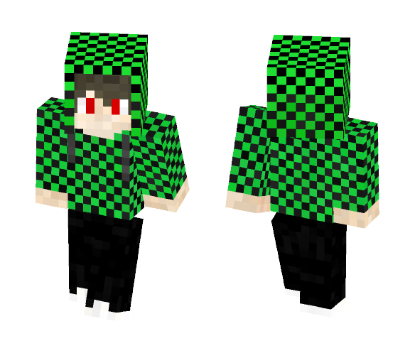 Creeper Hoody - Male Minecraft Skins - image 1