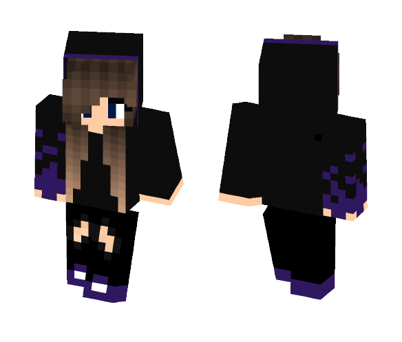 Download Free hoodie girl Skin for Minecraft image 1 hoodie girl - Girl Minecraft Skins - image 1