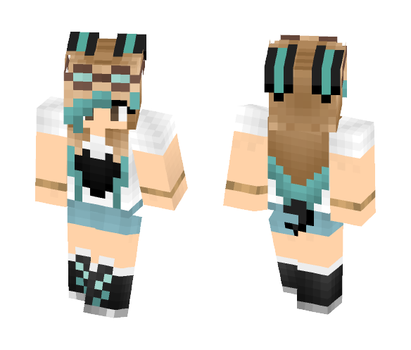 Download Free ~ Kawaii Bunny Anime Girl ~ Skin for Minecraft image 1 ~ Kawaii Bunny Anime Girl ~ - Anime Minecraft Skins - image 1