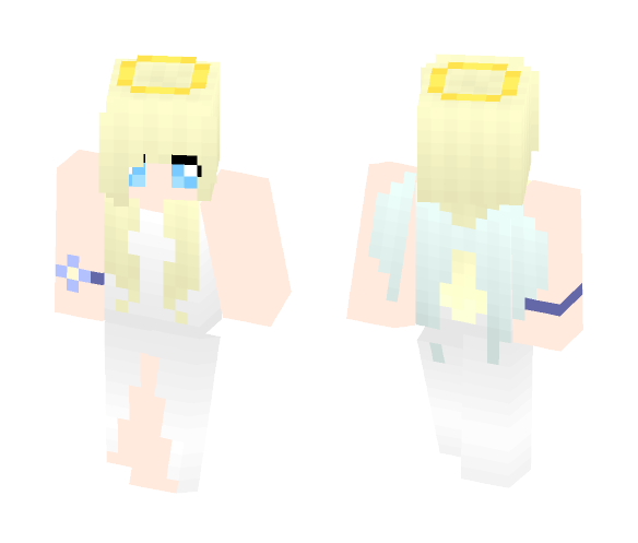 Download Free Angel Girl Skin for Minecraft image 1 Angel Girl - Girl Minecraft Skins - image 1