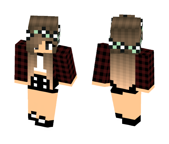 Normal Casual Flower Girl - Girl Minecraft Skins - image 1
