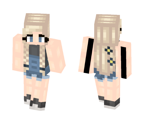 Download Free Over-all;D A Good Skin Skin for Minecraft image 1 Over-all;D A Good Skin - Female Minecraft Skins - image 1