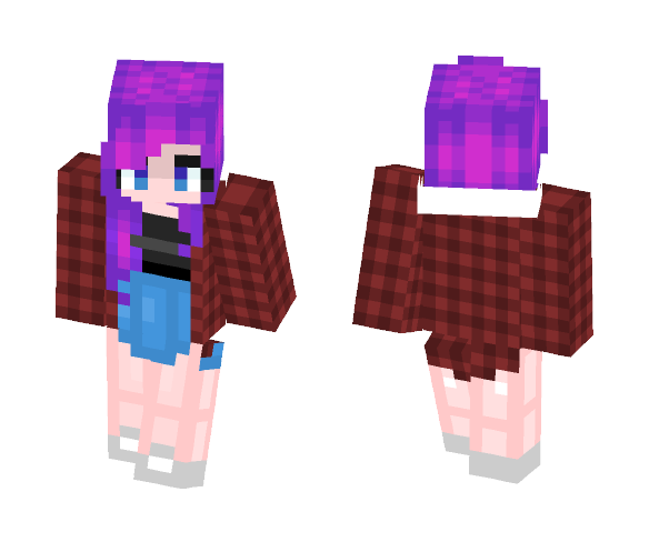 Hidden smiles - Female Minecraft Skins - image 1