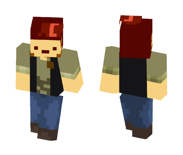 Enter the Gungeon - The Pilot - Male Minecraft Skins - image 1