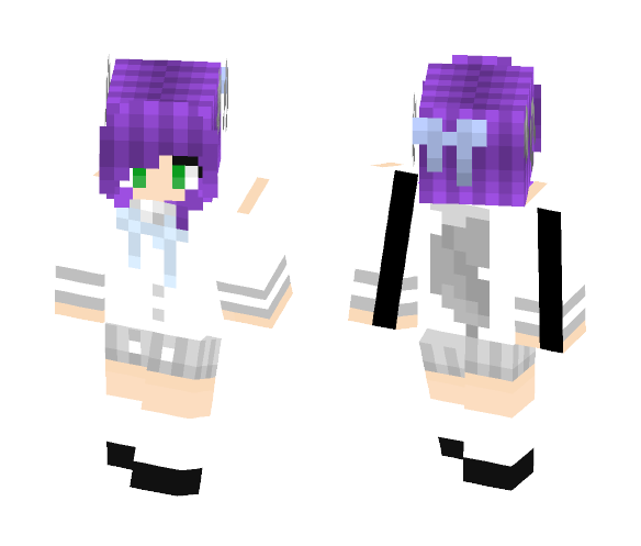 Werewolf School Girl - Girl Minecraft Skins - image 1