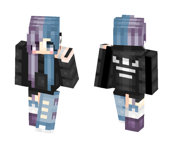 OC// Adidas girl// Chelsea - Female Minecraft Skins - image 1