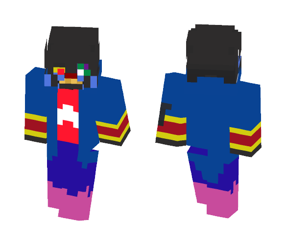 Underscratch error Sans - Male Minecraft Skins - image 1