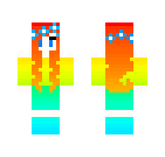 rainbow girl