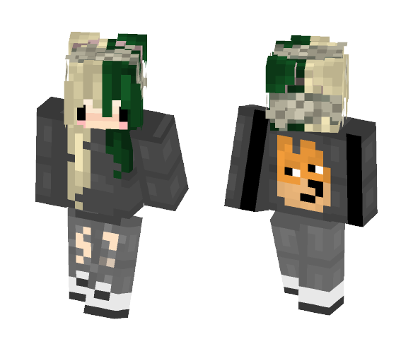 dankdoggo :] - Female Minecraft Skins - image 1