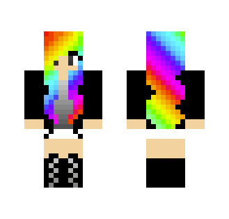 Rainbow girl