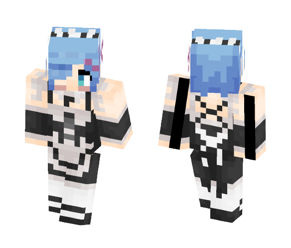 Rem | Re: Zero - Male Minecraft Skins - image 1