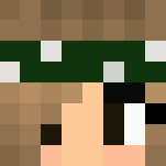 Green Football Jacket - Female Minecraft Skins - image 3