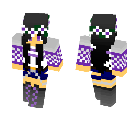 Purple Girl - Girl Minecraft Skins - image 1