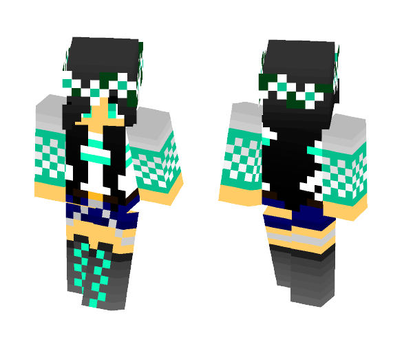 Blue Girl - Girl Minecraft Skins - image 1