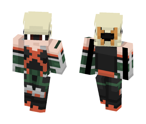 Download Free Katsuki Bakugou (My Hero Academia) Skin for Minecraft image 1 Katsuki Bakugou (My Hero Academia) - Male Minecraft Skins - image 1