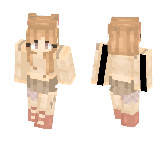 Download Free Summer Girl - Μαcαrοη_ Skin for Minecraft image 1 Summer Girl - Μαcαrοη_ - Girl Minecraft Skins - image 1