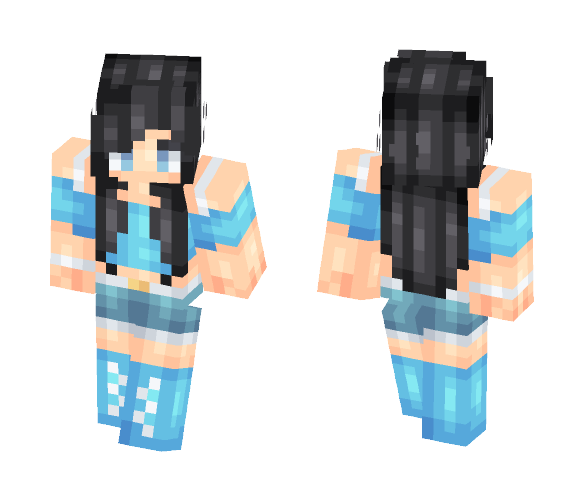 Blue - Female Minecraft Skins - image 1