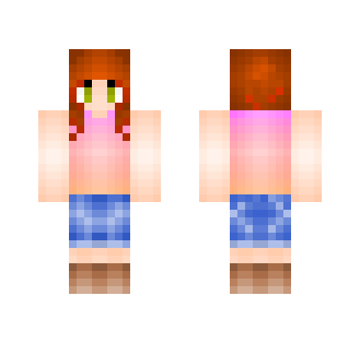 -Ginger girl sunset tank-
