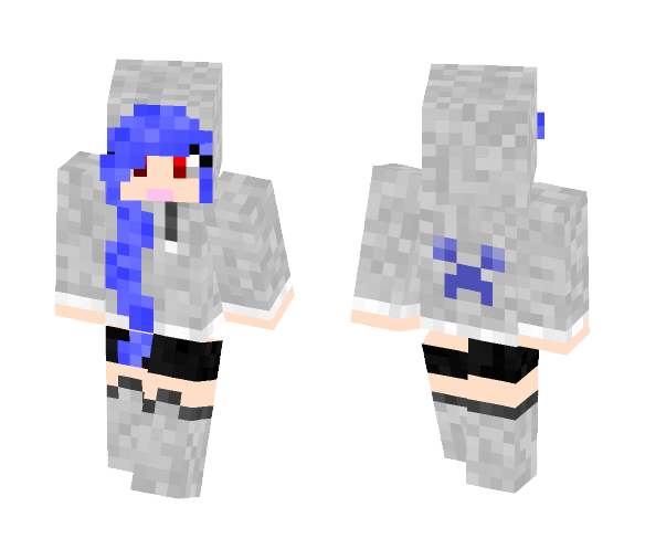 hoodie girl - Girl Minecraft Skins - image 1