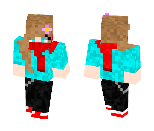 scarf girl - Girl Minecraft Skins - image 1