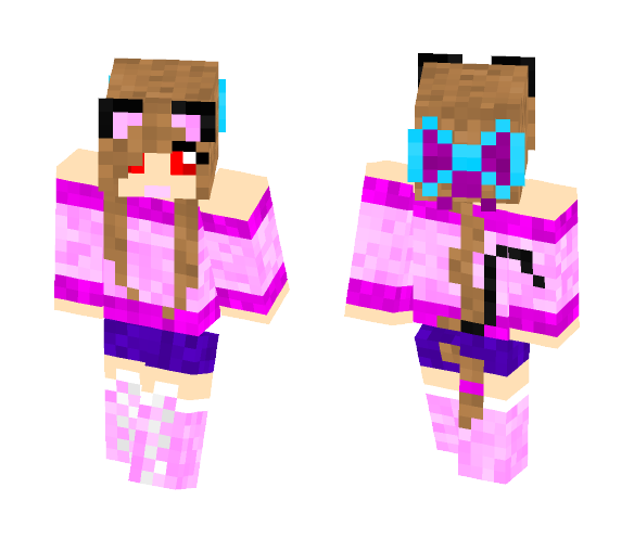 cat girl - Cat Minecraft Skins - image 1