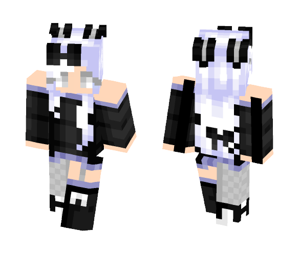 |Pastel Goth Bunneh| - Female Minecraft Skins - image 1