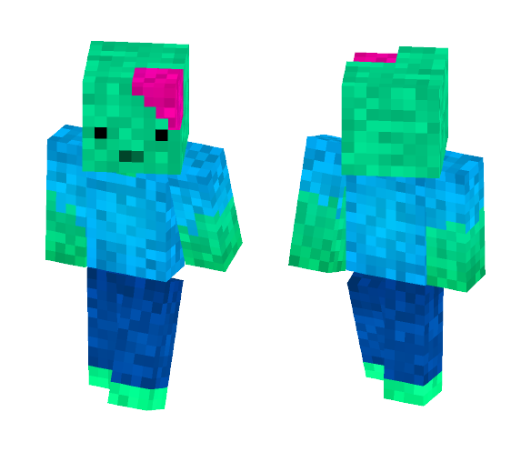 Cartoon Zombie Skin - Other Minecraft Skins - image 1