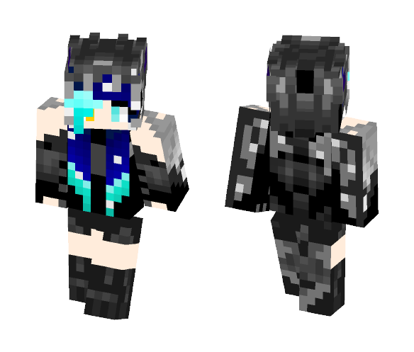 NightWing Dragon Girl - Girl Minecraft Skins - image 1