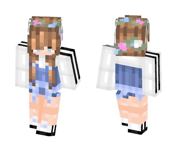 Download Free Ginger Adidas Girl ; @itsemmeh Skin for Minecraft image 1 Ginger Adidas Girl ; @itsemmeh - Girl Minecraft Skins - image 1