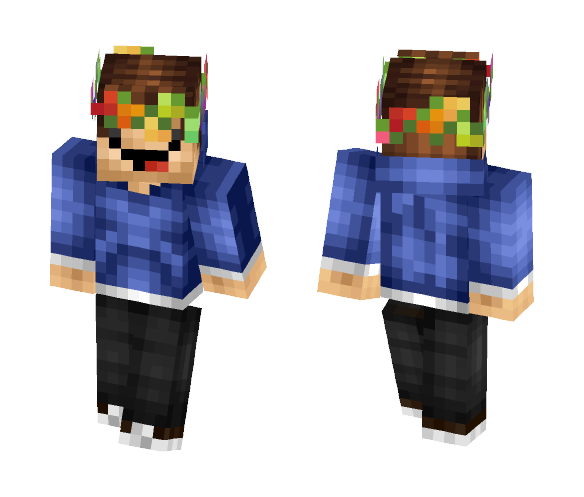 Flower Crown Woofless - Flower Crown Minecraft Skins - image 1
