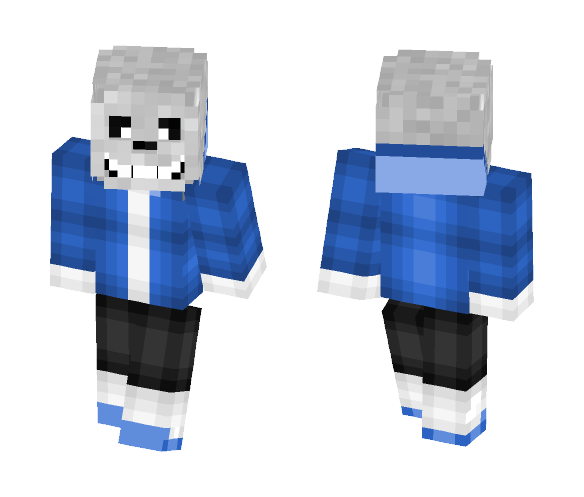 Sans The Skeleton - Male Minecraft Skins - image 1