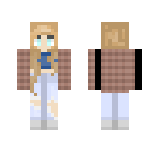 Fairly Foxez ~ Jean Plaid - Female Minecraft Skins - image 2