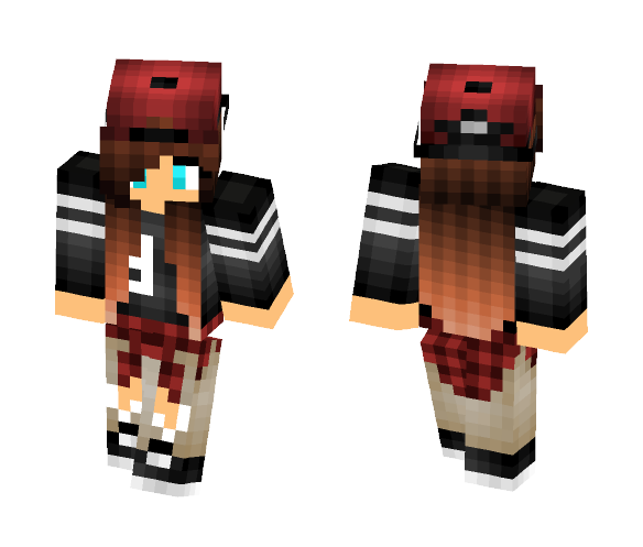 Download Free Karina (Teen Girl) Skin for Minecraft image 1 Karina (Teen Girl) - Male Minecraft Skins - image 1