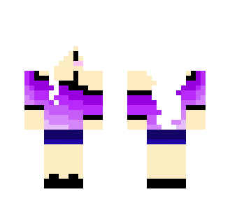 Chibi Girl skin (white hair)