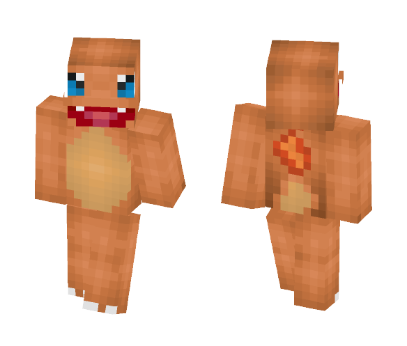 Charmander (Pokemón) - Interchangeable Minecraft Skins - image 1