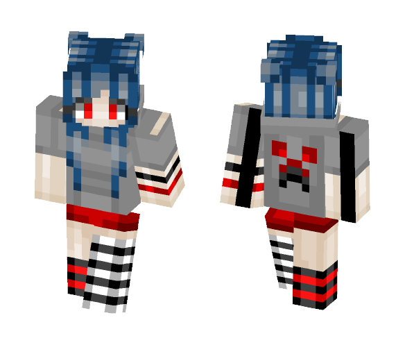 Emo Girl | For A Friend ♥ - Girl Minecraft Skins - image 1