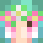 Cute Flower Anime Girl - Anime Minecraft Skins - image 3
