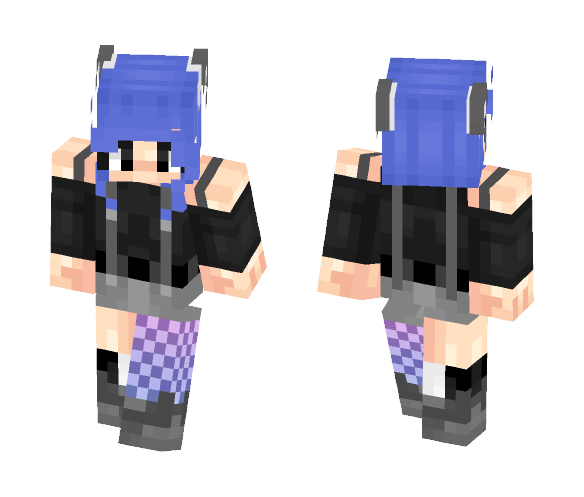 Fading Fishnet (SkinRequest) - Female Minecraft Skins - image 1