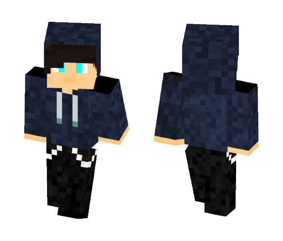 Cute boy in a hoodie - Boy Minecraft Skins - image 1