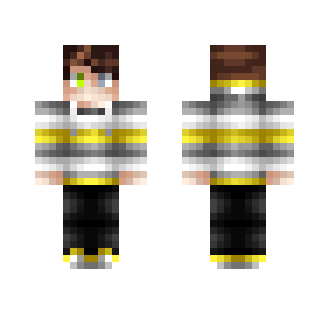 Boy in Yellow Hoodie